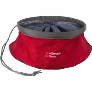 MOUNTAINPAWS LARGE DOG WATER BOWL Skládací miska pro psy, červená, velikost L