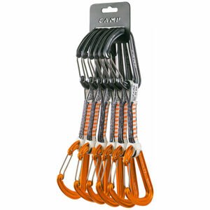 CAMP PHOTON WIRE EXPRESS KS DYNEEMA 11 CM 6 PACK Expreskový set, oranžová, velikost UNI