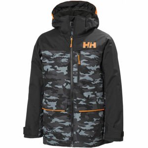 Helly Hansen JR TORNADO JACKET Chlapecká lyžařská bunda, černá, velikost 8