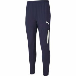 Puma TEAMLIGA TRAINING PANTS PRO Fotbalové tepláky, tmavě modrá, velikost L