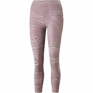 Puma STUDIO AOP HW TIGHT Dámské legíny, růžová, velikost XL