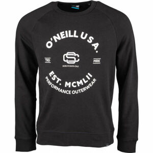 O'Neill AMERICANA CREW SWEATSHIRT Pánská mikina, černá, velikost L