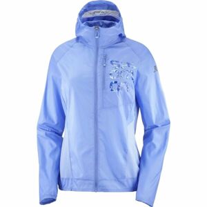 Salomon BONATTI CROSS FZ HOODIE W Dámská větrovka, modrá, velikost L