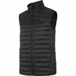 4F MEN'S JACKET Pánská vesta, černá, veľkosť L