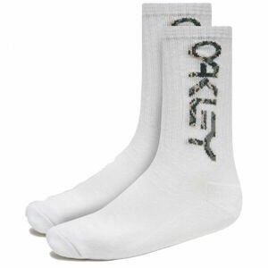 Oakley B1B SOCKS 2.0 (3 PCS) Ponožky, bílá, velikost M