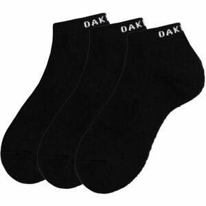 Oakley SHORT SOLID SOCKS (3 PCS) Ponožky, černá, velikost L