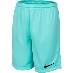 Nike DRI-FIT PARK 3 Chlapecké fotbalové kraťasy, tyrkysová, velikost