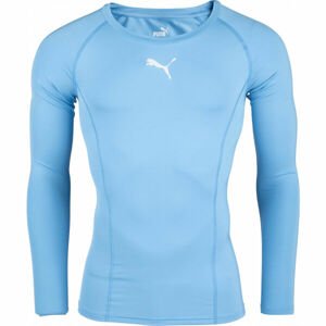 Puma LIGA BASELAYER TEE LS Pánské triko, modrá, velikost S