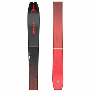 Atomic BACKLAND 78 + SKIN 78/80 Skialpinistické lyže, červená, velikost 170