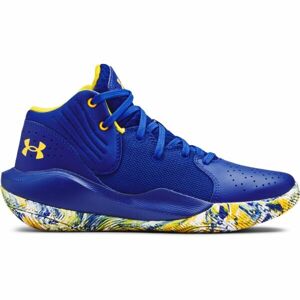 Under Armour JET21 Chlapecké basketbalové boty, modrá, velikost 37.5