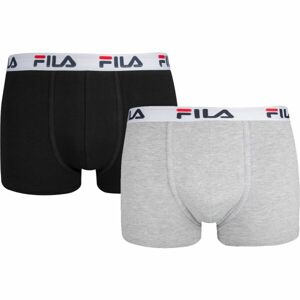 Fila MAN BOXERS 2 PACK Pánské boxerky, šedá, veľkosť XXL