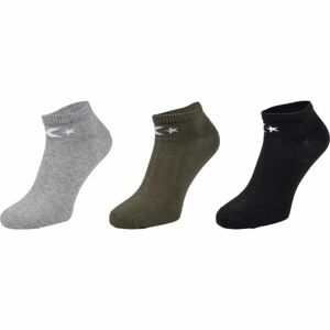 Converse BASIC MEN LOW CUT 3PP Pánské ponožky, černá, velikost 39-42