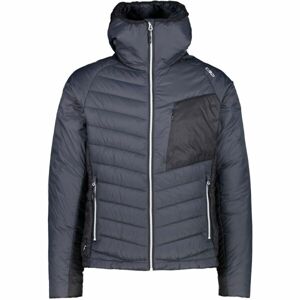 CMP MAN HYBRID JACKET FIX HOOD Pánská hybridní bunda, černá, veľkosť 54