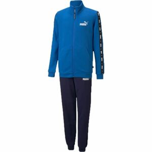 Puma TAPE SWEAT SUIT TR CL B Chlapecká tepláková souprava, modrá, velikost 128