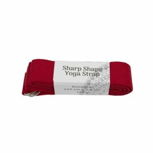 SHARP SHAPE YOGA STRAP Jóga páska, červená, velikost UNI