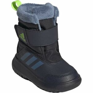 adidas WINTERPLAY I Dětské zimní boty, tmavě modrá, velikost 20