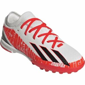 adidas X SPEEDPORTAL MESSI.3 TF J Dětské turfy, bílá, veľkosť 37 1/3