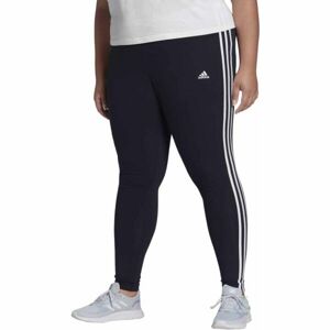 adidas INC 3S LEG Dámské legíny v plus size, tmavě modrá, velikost 3x