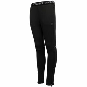 Kensis FONY JNR Chlapecké lehké sportovní tepláky, černá, velikost 152/158