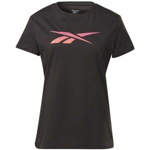 Reebok VECTOR GRAPHIC TEE Dámské triko, černá, velikost