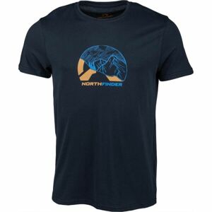 Northfinder NFSPHERE Pánské volnočasové tričko, tmavě modrá, veľkosť L