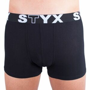 Styx MEN'S BOXERS SPORTS RUBBER Pánské boxerky, černá, velikost M