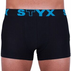 Styx MEN'S BOXERS SPORTS RUBBER Pánské boxerky, černá, velikost