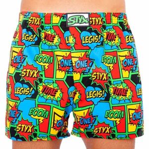 Styx MEN'S BOXERS SHORTS CLASSIC RUBBER Pánské trenky, mix, velikost S