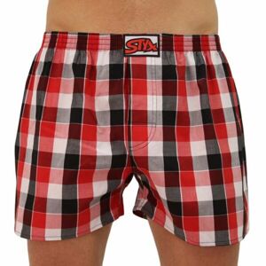 Styx MEN'S BOXERS SHORTS CLASSIC RUBBER Pánské trenky, červená, velikost S