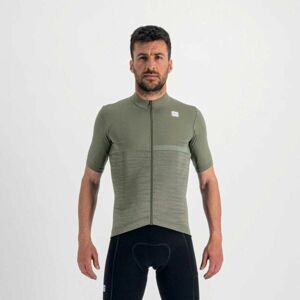 Sportful GIARA JERSEY Pánský cyklistický dres, khaki, velikost