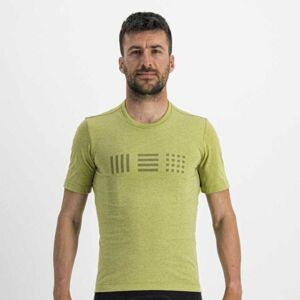 Sportful GIARA TEE Pánské cyklistické triko, světle zelená, velikost XL
