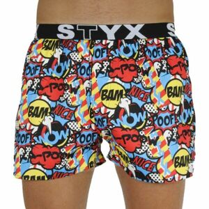 Styx MEN'S BOXERS SHORTS SPORTS RUBBER Pánské trenky, mix, velikost L
