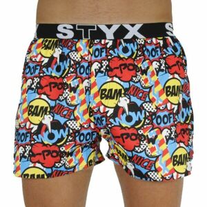 Styx MEN'S BOXERS SHORTS SPORTS RUBBER Pánské trenky, mix, velikost S