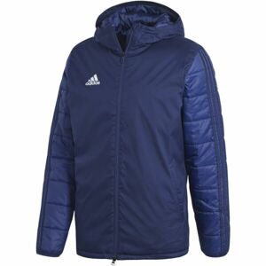 adidas JKT18 WINT JKT Pánská fotbalová bunda, tmavě modrá, velikost L