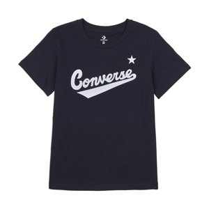 Converse SCRIPTED WORDMARK TEE Dámské tričko, černá, velikost