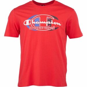 Champion CREWNECK T-SHIRT Pánské tričko, červená, velikost XXL