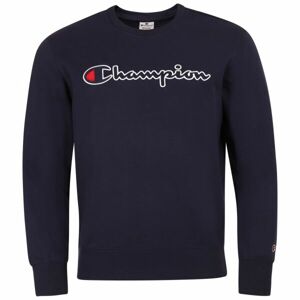 Champion CREWNECK SWEATSHIRT Pánská mikina, tmavě modrá, velikost