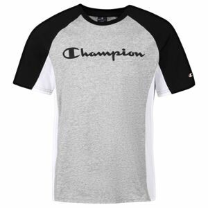 Champion CREWNECK T-SHIRT Pánské tričko, šedá, velikost