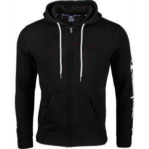 Champion HOODED FULL ZIP SWEATSHIRT Pánská mikina, černá, veľkosť XXL