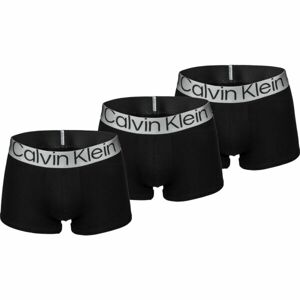 Calvin Klein CKR STEEL COTTON-TRUNK 3PK Pánské boxerky, černá, velikost S