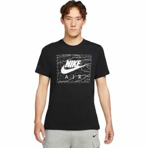 Nike NSW NIKE AIR HBR 2 TEE Pánské tričko, černá, veľkosť M