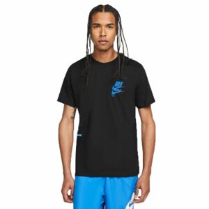Nike M NSW TEE ESS+SPRT 2 Pánské tričko, černá, velikost L