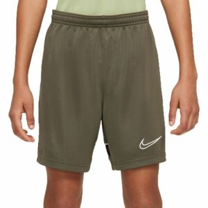 Nike DF ACD21 SHORT K Y Chlapecké fotbalové šortky, khaki, velikost M