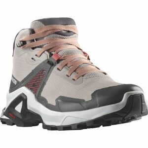 Salomon X RAISE MID GTX J Dětské outdoorové boty, béžová, velikost 37