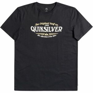 Quiksilver CHECKONIT M TEES Pánské triko, černá, velikost S