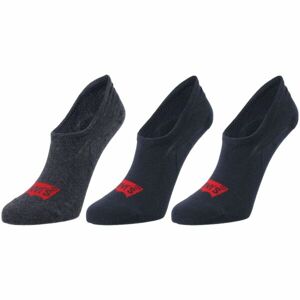 Levi's FOOTIE HIGH RISE BATWING LOGO 3P Ponožky, černá, velikost 39-42