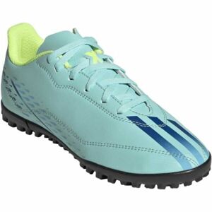 adidas X SPEEDPORTAL.4 TF J Dětské turfy, světle modrá, velikost 35.5