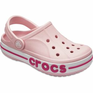 Crocs BAYABAND CLOG K Dětské pantofle, růžová, velikost 34/35