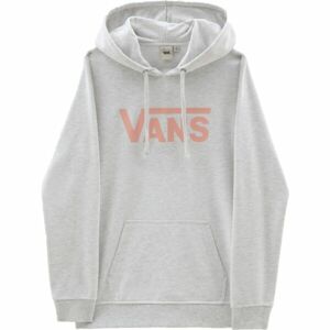 Vans WM DROP V LOGO HOODIE Dámská mikina, šedá, veľkosť M