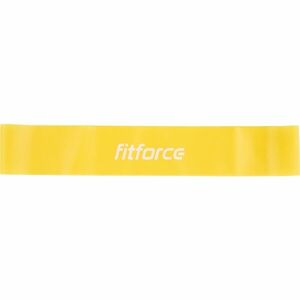 Fitforce EXELOOP SOFT Posilovací guma, žlutá, velikost UNI